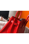 Hermes Birkin 25cm Bag In Red Embossed Crocodile Leather Replica
