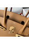 Hermes Birkin 30 Retourne Handmade Bag In Biscuit Swift Leather Replica
