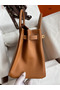 Hermes Birkin 30 Retourne Handmade Bag In Gold Clemence Leather Replica