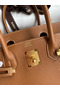 Hermes Birkin 30 Retourne Handmade Bag In Gold Clemence Leather Replica