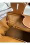 Hermes Birkin 30 Retourne Handmade Bag In Gold Clemence Leather Replica