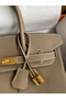 Hermes Birkin 30 Retourne Handmade Bag In Taupe Epsom Calfskin Replica