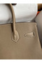 Hermes Birkin 30 Retourne Handmade Bag In Taupe Epsom Calfskin Replica