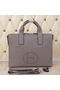 Hermes Briefcase Original Grainy Leather H8813T Grey Replica