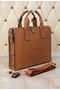 Hermes Briefcase Original Grainy Leather H8813T Wheat Replica