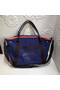 Hermes Canvas Shopping Bag H0734 blue Replica