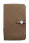 Hermes Compact Passport Holder Original Leather Wallet Grey Replica