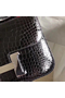 Hermes Constance 24 Handmade Bag In Black Niloticus Crocodile Replica