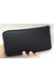 Hermes Evelyn Long Zip Wallet Litchi A808 Black Replica