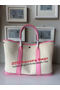 Hermes Garden Party 36CM Bag Canvas Leather H11M Pink Replica