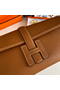 Hermes Jige Elan 29 Clutch Bag In Gold Epsom Leather Replica