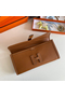 Hermes Jige Elan 29 Clutch Bag In Gold Epsom Leather Replica
