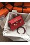 Hermes Kelly 19cm Shoulder Bags Epsom Leather KL19 Red Replica