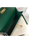 Hermes Kelly Mini II Bag In Green Embossed Crocodile Leather Replica