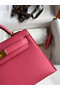 Hermes Kelly Mini II Sellier Handmade Bag In Rose Azalee Epsom Calfskin Replica
