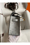 Hermes Kelly Pochette Handmade Bag In Blue Glacier Ostrich Leather Replica