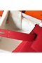 Hermes Kelly Retourne 28 Handmade Bag In Red Clemence Leather Replica