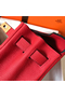 Hermes Kelly Retourne 28 Handmade Bag In Red Clemence Leather Replica
