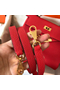 Hermes Kelly Retourne 28 Handmade Bag In Red Clemence Leather Replica