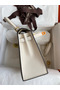Hermes Kelly Sellier 25 Bicolor Bag in Trench and Craie Epsom Calfskin Replica