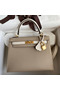 Hermes Kelly Sellier 25 Bicolor Bag in Trench and Craie Epsom Calfskin Replica
