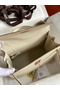 Hermes Kelly Sellier 28 Handmade Bag In Craie Evercolor Calfskin Replica