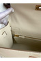 Hermes Kelly Sellier 28 Handmade Bag In Craie Evercolor Calfskin Replica