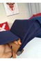 Hermes mini Herbag Original Canvas Leather & Calfskin 45987 Royal&brown Replica