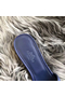 Hermes Oasis Sandals In Sapphire Epsom Leather Replica