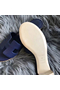 Hermes Oasis Sandals In Sapphire Epsom Leather Replica