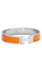 Hermes Orange Enamel Clic H PM Bracelet Replica