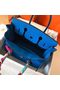 Hermes Birkin 30 Handmade Bag In Blue Clemence Leather Replica