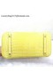 Hermes Birkin 35CM Tote Bag Croco Leather H35CO Yellow Replica