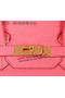 Hermes Birkin 35CM Tote Bag Pink Original Grainy Leather H35 Gold Replica