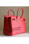 Hermes Birkin 35CM Tote Bag Red Clemence Leather H6089 Gold Replica