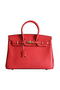 Hermes Birkin 35CM Tote Bag Red Clemence Leather H6089 Gold Replica