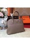 Hermes Bolide Original Leather Tote Bag B1007 Lightgrey Replica