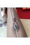 Hermes Bolide Original Leather Tote Bag B1007 Lightgrey Replica