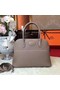 Hermes Bolide Original Leather Tote Bag B1007 Lightgrey Replica
