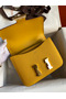 Hermes Constance 24 Handmade Bag In Jaune Ambre Epsom Calfskin Replica