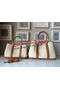 Hermes Garden Party 30CM Bag Canvas Leather H11S Wheat Replica