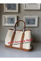 Hermes Garden Party 30CM Bag Canvas Leather H11S Wheat Replica