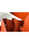 Hermes Kelly 25cm Retourne Bag In Orange Clemence Leather Replica
