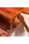 Hermes Kelly 25cm Retourne Bag In Orange Clemence Leather Replica