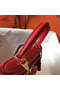 Hermes Kelly 28cm Bag In Red Clemence Leather GHW Replica