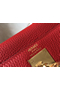 Hermes Kelly 28cm Bag In Red Clemence Leather GHW Replica