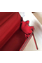 Hermes Kelly 28cm Bag In Red Clemence Leather GHW Replica