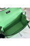 Hermes Kelly Danse Handmade Bag In Green Swift Leather Replica