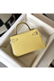 Hermes Kelly Mini II Bag In Jaune Poussin Embossed Crocodile Leather Replica
