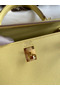 Hermes Kelly Sellier 25 Handmade Bag In Jaune Poussin Epsom Calfskin Replica